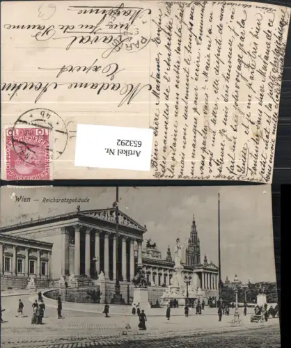 653292,Wien Vienna Innere Stadt Reichsratsgebäude Parlament