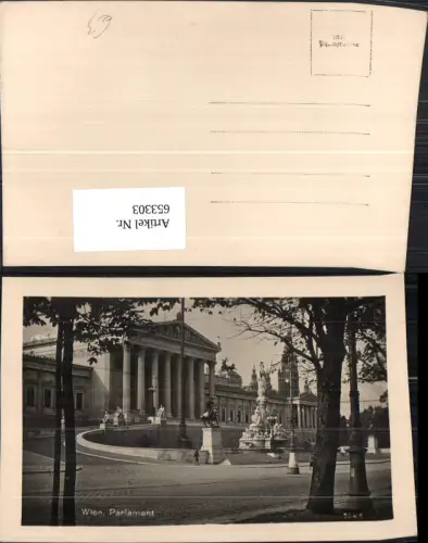 653303,Foto Ak Wien Vienna Innere Stadt Parlament