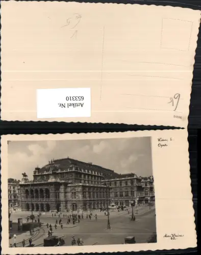 653310,Wien Vienna Innere Stadt Oper Staatsoper pub Max Weisz 62