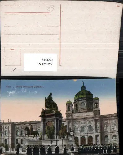 653312,Wien Vienna Innere Stadt Maria-Theresien-Denkmal Soldaten Parade