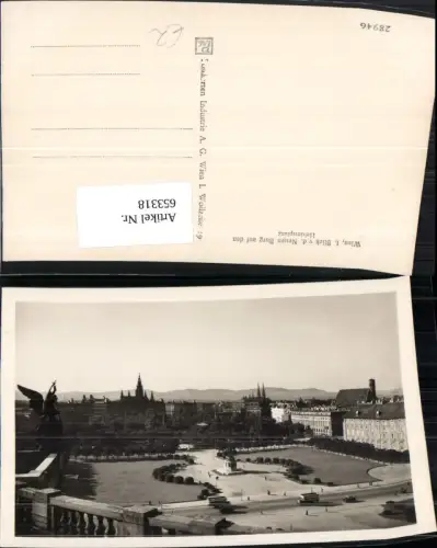 653318,Wien Vienna Innere Stadt Blick v. d. Neuen Burg auf d. Heldenplatz