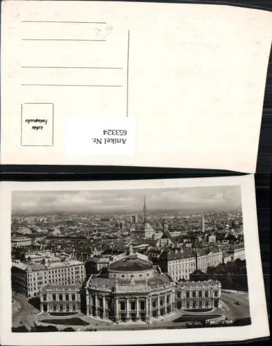 653324,Foto Ak Wien Vienna Innere Stadt Panorama