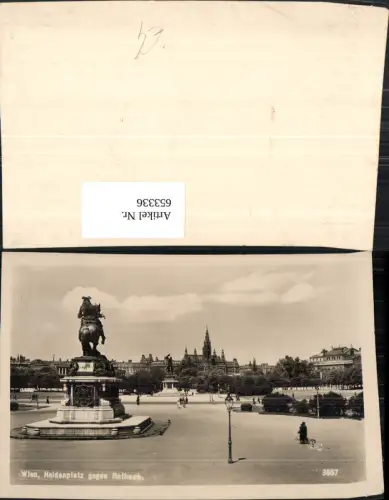 653336,Wien Vienna Innere Stadt Heldenplatz geg. Rathaus