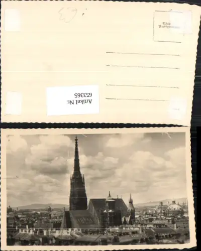 653365,Foto Ak Wien Vienna Innere Stadt Stephansdom