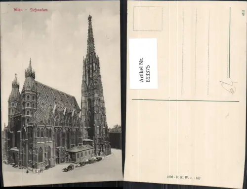 653375,Wien Vienna Innere Stadt Stephansdom Stefansdom