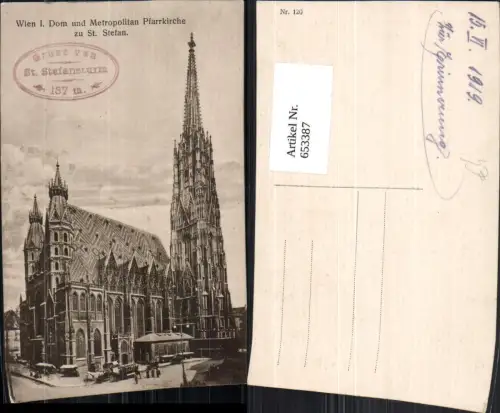 653387,Wien Vienna Innere Stadt Stephansdom Pfarrkirche zu St Stefan
