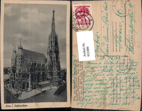 653389,Wien Vienna Innere Stadt Stephansdom Stefansdom