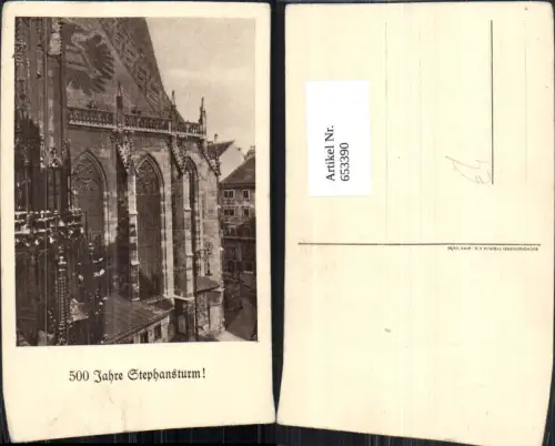 653390,Wien Vienna Innere Stadt Stephansdom 500 Jahre Stephansturm