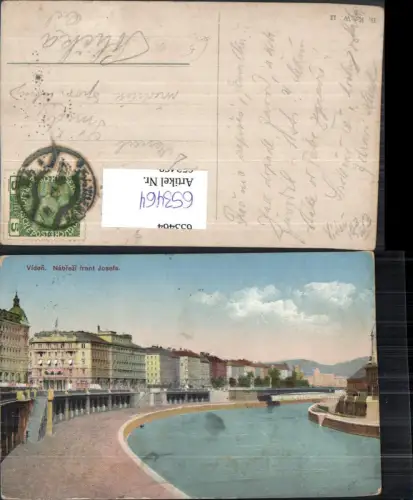 653464,Wien Vienna Innere Stadt Viden Nabreszi frant Josefa Franz-Josefs-Kai Donaukanal