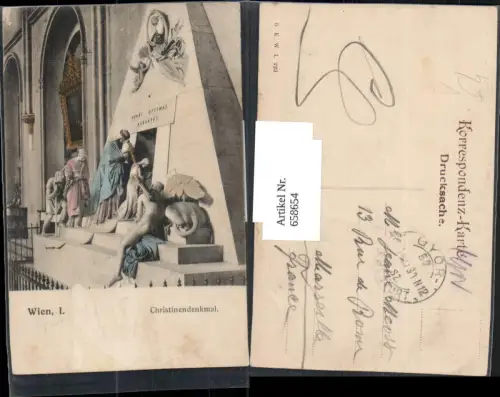 658654,Wien Vienna Innere Stadt Christinendenkmal pub B.K.W.I. 223