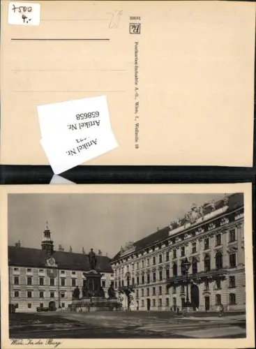 658658,Wien Vienna Innere Stadt In der Burg