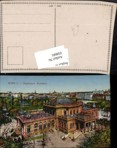658681,Wien Vienna Innere Stadt Stadtpark Kursalon
