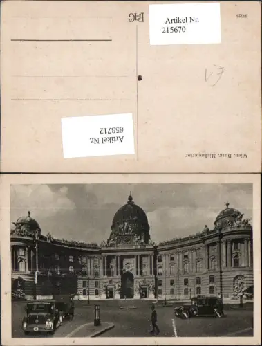 658712,Wien Vienna Innere Stadt Burg Michaelertor