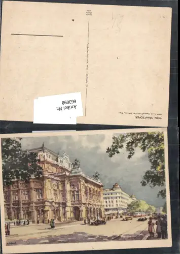 663098,Künstler AK Karl Schwetz Wien Staatsoper Oper
