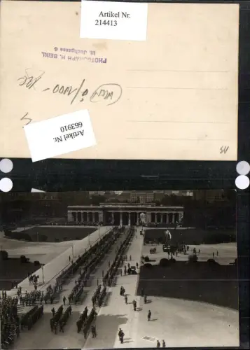 Foto-AK Wien Heldenplatz Wehrmacht Soldaten Parade pub Photograph H. Beinl Wien III