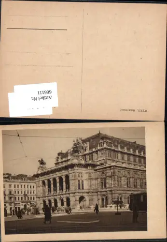 666111,Wien Staatsoper Oper