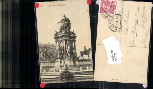 672270,Wien Vienna Innere Stadt Maria Theresien-Monument pub B.K.W.I. 380