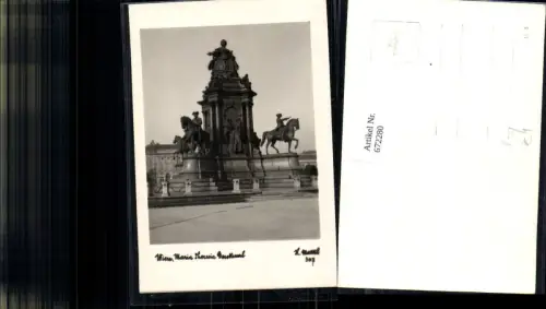 672280,Foto Ak Wien Vienna Innere Stadt Maria Theresia-Denkmal pub H. Markl 307