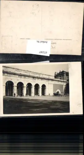 672307,Foto Ak Wien Vienna Innere Stadt Burgtor Kutsche