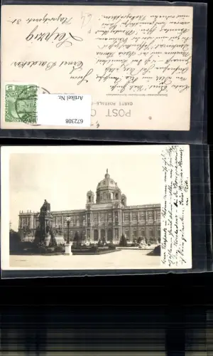 672308,Foto Ak Wien Vienna Innere Stadt Museum Maria Theresienplatz