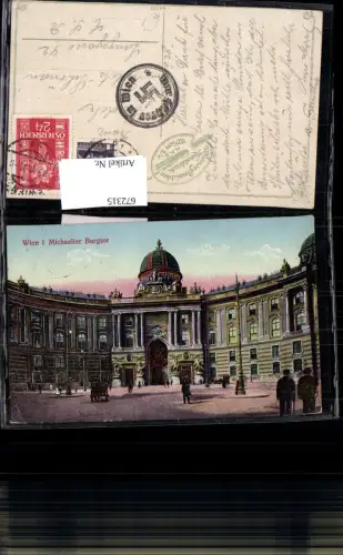 672315,Wien Vienna Innere Stadt Michaeler Burgtor