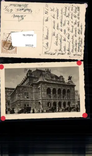 672316,Wien Vienna Innere Stadt Staatsoper Oper