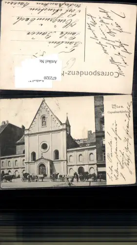 672320,Wien Vienna Innere Stadt Kapuzinerkircher Kutschen