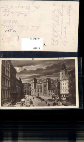 672334,Wien Vienna Innere Stadt Freyung Kutsche Litfaßsäule
