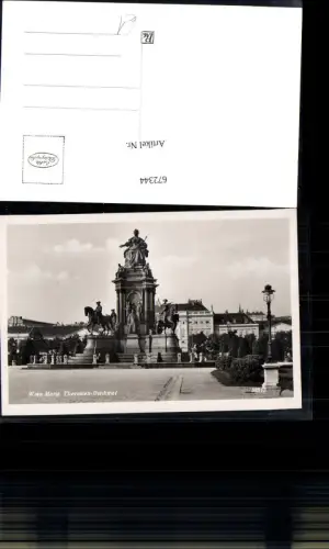 672344,Foto Ak Wien Vienna Innere Stadt Maria Theresien-Denkmal