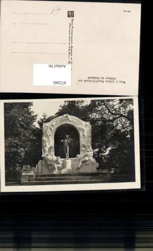 672345,Foto Ak Wien Vienna Innere Stadt Johann Strauß-Denkmal Stadtpark