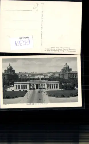 672364,Wien Vienna Innere Stadt Heldendenkmal u. Museen pub P. Ledermann 50217