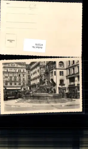 672370,Foto Ak Wien Vienna Innere Stadt Donnerbrunnen Brunnen