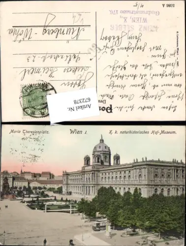 672378,Wien Vienna Innere Stadt K.k. Naturhistorisches Museum pub K. Ledermann 5386A