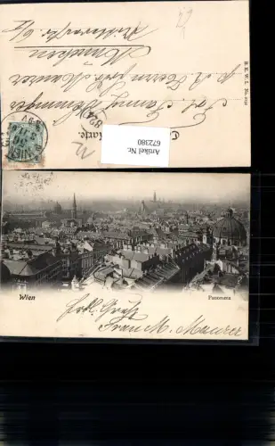 672380,Wien Vienna Innere Stadt Panorama pub B.K.W.I. 2192