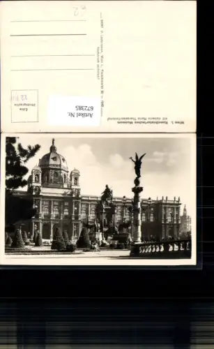 672385,Foto Ak Wien Vienna Innere Stadt Kunsthistorisches Museum
