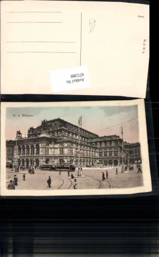 672389,Wien Vienna Innere Stadt Hofoper Oper Staatsoper Straßenbahn