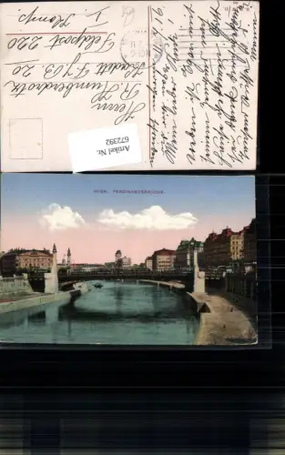 672392,Wien Vienna Innere Stadt Ferdinandsbrücke Brücke