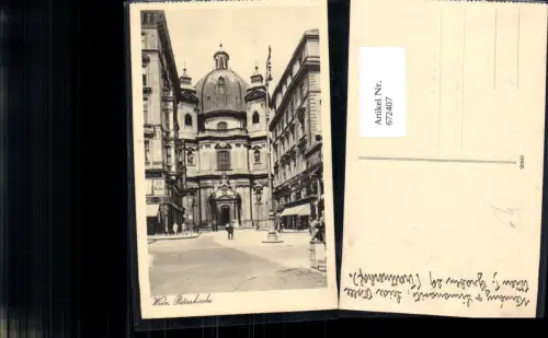 672407,Wien Vienna Innere Stadt Peterskirche Kirche