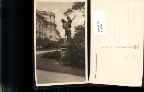 672408,Wien Vienna Innere Stadt Im Schwarzenberggarten Statue pub Kilophot 23109