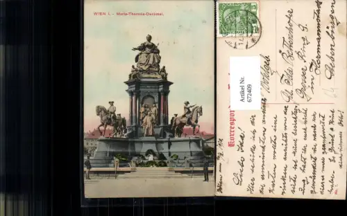 672409,Wien Vienna Innere Stadt Maria Theresia-Denkmal