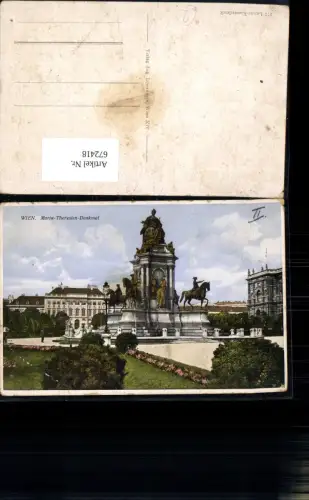 672418,Wien Vienna Innere Stadt Maria Theresien-Denkmal