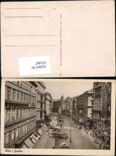672447,Wien Vienna Innere Stadt Graben Automobile pub P. Ledermann 50148