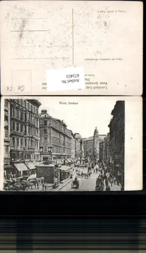 672453,Wien Vienna Innere Stadt Graben Kutschen