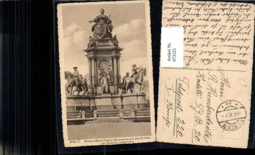 673225,Wien Vienna Innere Stadt Kaiserin Maria-Theresia-Monument