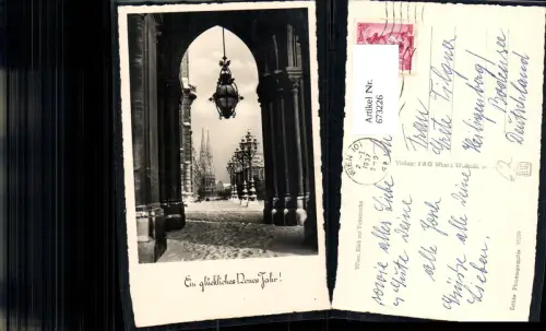 673226,Foto Ak Wien Vienna Innere Stadt Blick zur Votivkirche Winter