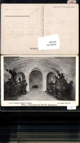 673229,Wien Vienna Innere Stadt Kaisergruft Kapuzinergruft Särge Adel Elisabeth Karl