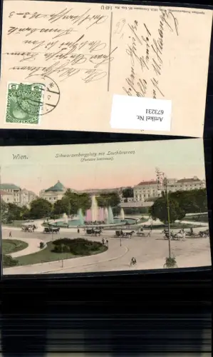673231,Wien Vienna Innere Stadt Schwarzenbergplatz Leuchtbrunnen pub Sperling 149U