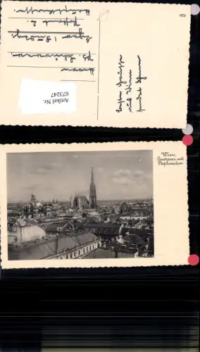 673247,Wien Vienna Innere Stadt Panorama mit Stephansdom