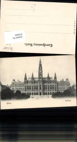 674444,Wien Rathaus pub B.K.W.I. 2052