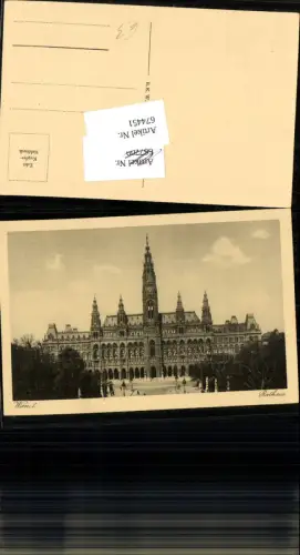 674451,Wien Rathaus